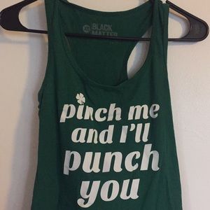 Saint Patrick’s Day tank! Worn once